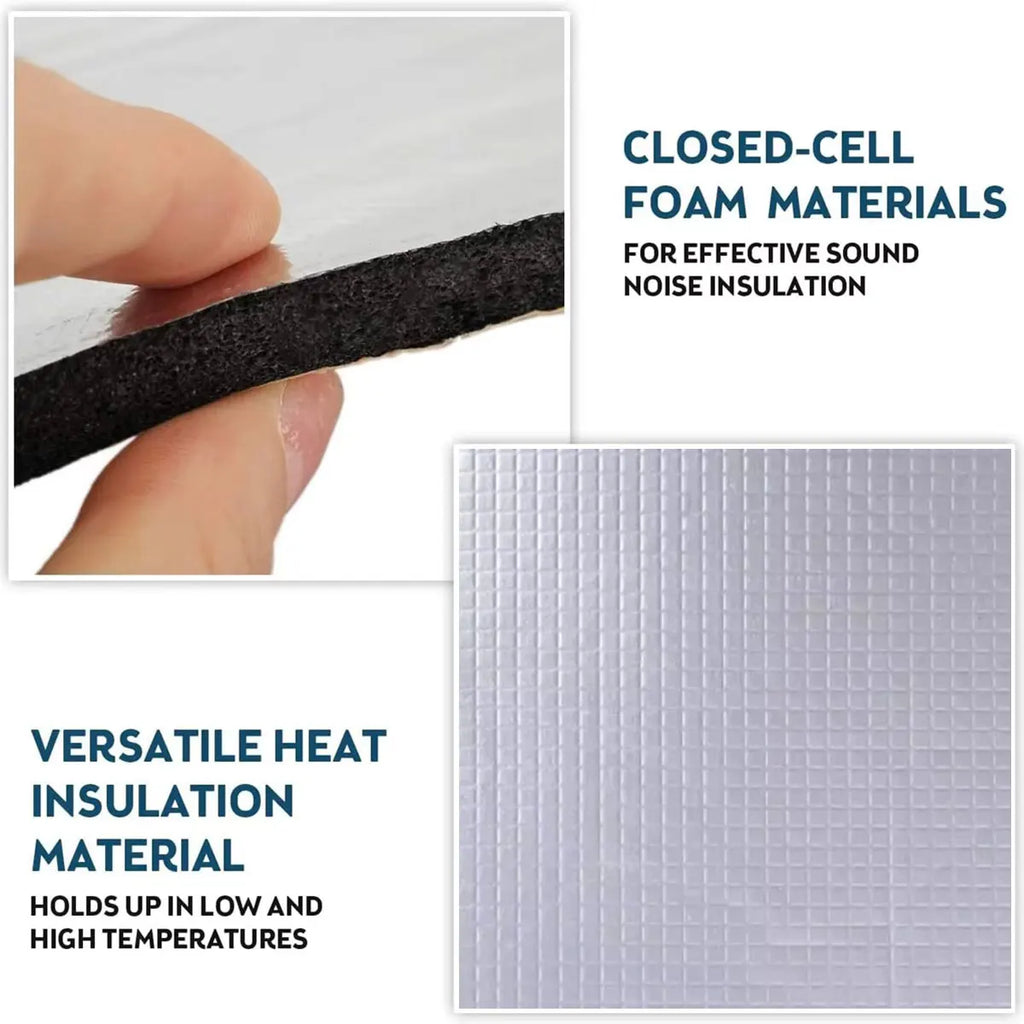 5Mm10Mm Car Soundproofing Mat Closed Cell Foam for Thermal Noise Insulation Car Hood Rv Camper Insulation Mat Sound Insulation