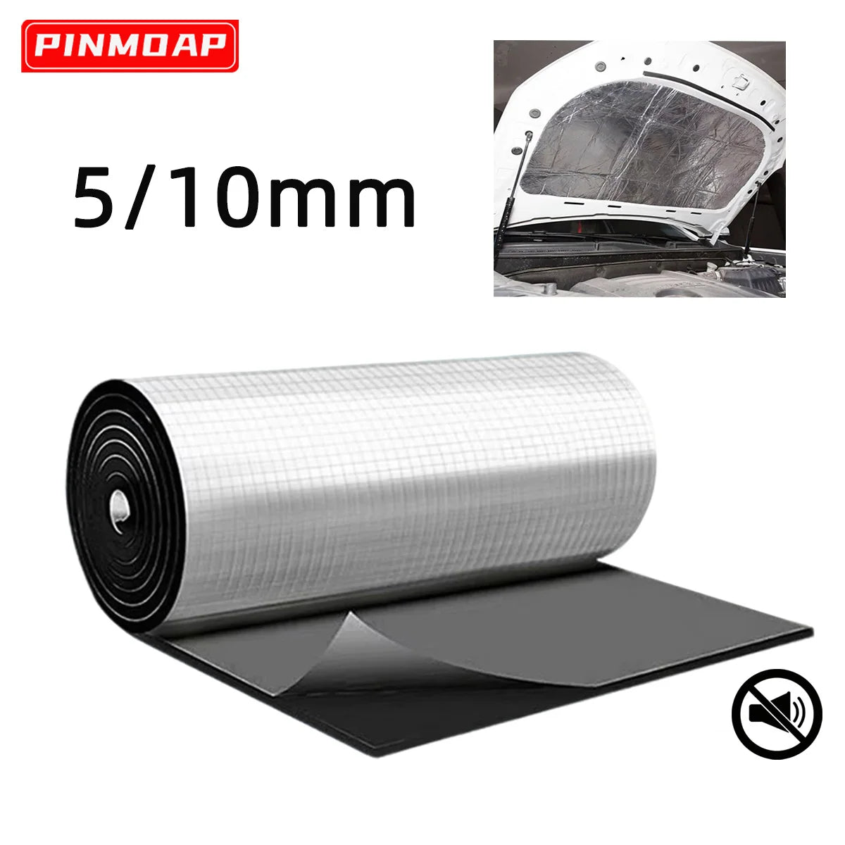 5Mm10Mm Car Soundproofing Mat Closed Cell Foam for Thermal Noise Insulation Car Hood Rv Camper Insulation Mat Sound Insulation