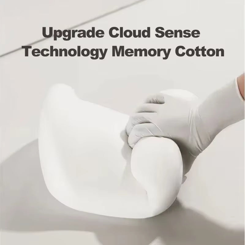 Memory Foam Car Neck Cushion Car Lumbar Support for Car Supplies Universal Neck Pillow Waist Cushion Car Seat Car Accessories